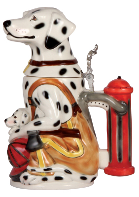 Character stein, 1.0L, porcelain, marked M. Cornell, Importers Limited Edition, Dalmatian, mint. - 2