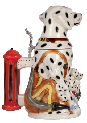 Character stein, 1.0L, porcelain, marked M. Cornell, Importers Limited Edition, Dalmatian, mint. - 3
