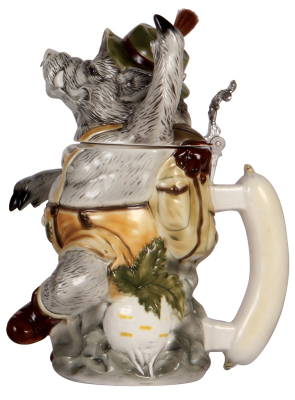 Character stein, 1.0L, porcelain, marked King, made in Germany, Limited Edition, Max Der Bayer, mint. - 2