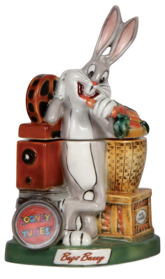 Character stein, 1.0L, porcelain, marked M. Cornell, Importers Limited Edition, Looney Tunes, Bugs Bunny, mint.