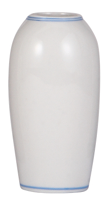 Porcelain vase, 5.3'' ht., transfer & hand-painted, signed F. Ringer, marked Rosenthal, Frohe Weihnacht, rare, mint. - 2