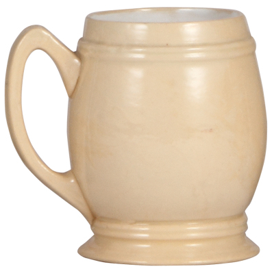 Mettlach mug, .25L, 3095, PUG, Hires Rootbeer, 1" horizontal line below rim on the inside. - 2