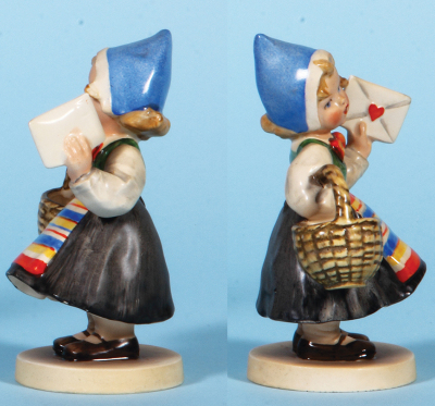 Hummel figurine, 5.3" ht., Mel 25, TMK 1, Swedish International, mint. - 2