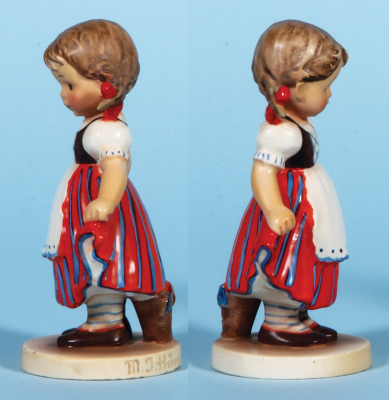 Hummel figurine, 5.0" ht., 852 [B], TMK 1 & 1, Hungarian International, excellent neck repair. - 2
