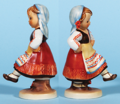 Hummel figurine, 5.5" ht., 810 [B], TMK 1 & 1, Bulgarian International, excellent ankle repair. - 2