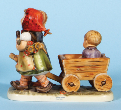 Hummel figurine, 6.6" ht., 406, TMK 6, Pleasant Journey, no box, mint. - 3