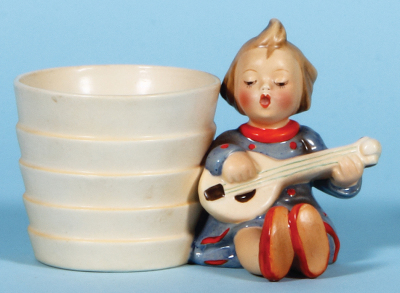 Hummel figurine, 4.0" ht., 2/53, TMK 1 & 1, Joyful with bowl, hairline on bowl.