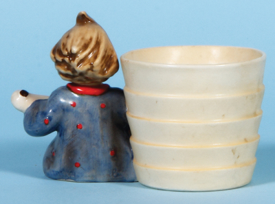 Hummel figurine, 4.0" ht., 2/53, TMK 1 & 1, Joyful with bowl, hairline on bowl. - 2