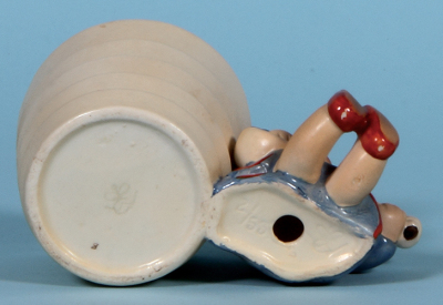 Hummel figurine, 4.0" ht., 2/53, TMK 1 & 1, Joyful with bowl, hairline on bowl. - 3