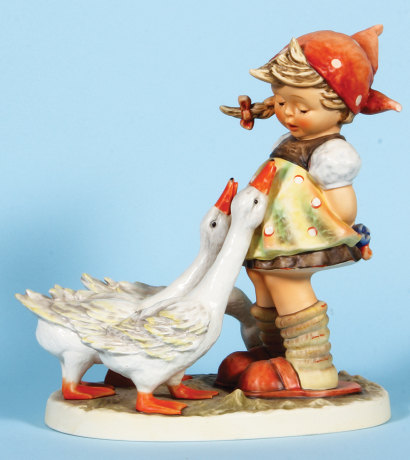 Hummel figurine, 12.1" ht., 47/III [2004], TMK 8, Goose Girl, Limited Edition 259/1250, no box, mint.  