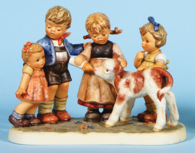 Hummel figurine, 7.5" ht., 2165, TMK 8, Farm Days, Limited Edition 780/5000, no box, mint.