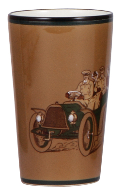 Villeroy & Boch Dresden beaker, .25L, Automobile, PUG & hand-painted, mint. - 2