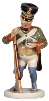 Villeroy & Boch Dresden figure, 7.0" ht., Soldier, mint.