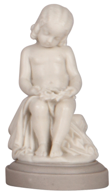 Villeroy & Boch figurine, 5.3" ht., parian, marked 590, rare, mint.