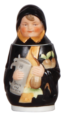 Character stein, 5.1" ht., unmarked, Munich Child, mint.