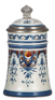 Mettlach stein, .25L, 1965, mosaic, inlaid lid: Anheuser-Busch Brewing Ass&rsquo;n. is engraved on the pewter rim, mint.