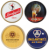 Twenty-three beer trays, 11.5" to 13" d., Ambrosia Brewing Company Beer,&nbsp;Washington&rsquo;s Headquarters Valley Forge 1777,&nbsp;Piel&rsquo;s Light Beer,&nbsp;Jacob Leinenkugel Brewery Circa 1900,&nbsp;Jacob Leinenkugel Brewing Company,&nbsp;Carlsberg,&nbsp;Jacob Best Premium Light Beer,&nbsp;Bal - 3