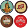 Twenty-three beer trays, 11.5" to 13" d., Ambrosia Brewing Company Beer,&nbsp;Washington&rsquo;s Headquarters Valley Forge 1777,&nbsp;Piel&rsquo;s Light Beer,&nbsp;Jacob Leinenkugel Brewery Circa 1900,&nbsp;Jacob Leinenkugel Brewing Company,&nbsp;Carlsberg,&nbsp;Jacob Best Premium Light Beer,&nbsp;Bal - 5