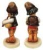 Hummel figurine, 5.0" ht., 808, TMK 1 Era, Bulgarian boy playing bagpipe&nbsp;International, stamped on underside of base in Crillic,&nbsp;mint. - 2