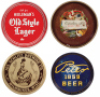 Twenty-four beer trays, 10.0" d. to 13.0" x 17.7", Prior Lager, Heileman&rsquo;s Old Style, Pure Genuine, Piel&rsquo;s Light, Braumeister, Milwaukee&rsquo;s Choicest Beer, Schmidt, Miller High Life The Champagne of Bottle Beer, Meister Brau, Inc. Chicago &ndash; Toledo, Washingt - 4