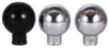 Three Anheuser-Busch tap knobs, 2.6" ht., black plastic, Michelob, enamel on brass; with,&nbsp; 2.5" ht., chrome, enamel on brass, Michelob; with, 2.5" ht., chrome, Michelob, enamel, Michelob on reverse; good used condition. - 2