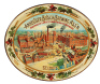 Anheuser-Busch advertising tray, 18.7" x 15.5", America&rsquo;s Largest and Favorite Brewery, Anheuser-Busch Brewing Ass'n., St. Louis, MO, U.S.A., marked: Standard Adv. Co., Coshocton, Ohio, good condition.