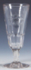 Two Pre-Prohibition embossed beer glasses, 6.4'' to 6.5'' ht., Anheuser-Busch, Budweiser A & Eagle, Budweiser CCC, Patent June 10, 1879, excellent condition. - 2
