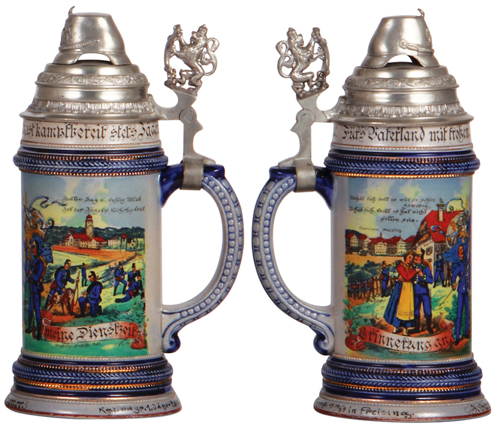 Regimental stein, .5L, 9.5