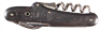 Anheuser-Busch pocket knife, 3.3&rdquo;, double sided design,&nbsp;Anheuser-Busch, A & Eagle, a little wear, stanhope glass missing, marked Anheuser Busch Germany, otherwise good condition. - 2