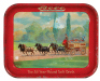 Anheuser-Busch advertising tray, 13.3" x 10.5", Bevo, The Beverage, The All-Year-Round Soft Drink, marked: Copyrighted, Anheuser-Busch, scratches & wear.&Ecirc;