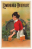 L&ouml;wenbr&auml;u - Baienfurt lithograph on paper, 32.5" x 20.7", printed on thin paper, rolled in tube, very good condition.