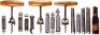 Fifteen cork screws & bottle openers,&nbsp;John Gund Brewing Co.,&nbsp;Minn. Brewing Co.,&nbsp;McAron Brewing Co., Chic.,&nbsp;Schlitz Beer,&nbsp;Leisy&rsquo;s, Ekco-Chic.,&nbsp;Nearo, Dick & Bros., Quincy, Schmidt&rsquo;s of Phil., Brewers since 1860,&nbsp;Shell&rsquo;s Please,&nbsp;Dick&rsquo;s Beer, Dick Brothers B