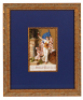 Anheuser-Busch lithograph on paper, framed 11.6" x 13.9", Anheuser-Busch Brewing Ass'n., artist Hermann Kaulbach, M&uuml;nchen, professional matting & framing, excellent condition.
