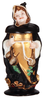 Character stein, .5L, marked Jos. M. Mayer, Munich Child, lithophane, mint.