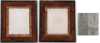 Pair K.P.M. porcelain plaques, 12.1'' x 15.2'', 21.2'' x 20.0'' with frames, hand-painted, marked K.P.M., first is signed A. Deckelmann, M&Yuml;nchen, frames have some chips, porcelain excellent condition.&Ecirc; - 2