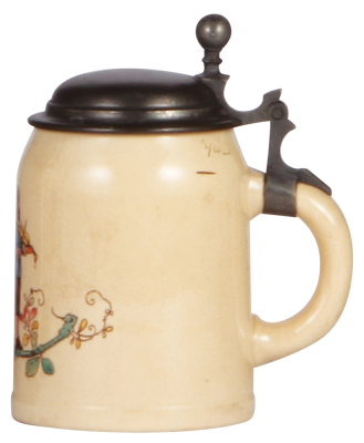 Mettlach stein, .25L, 607 [1526], PUG, pewter lid, rare, mint. - 2