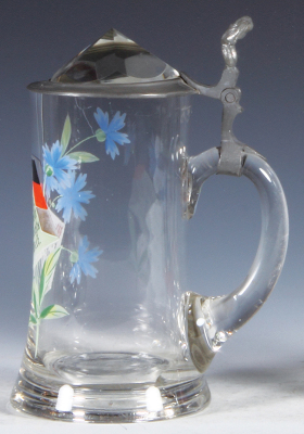 Glass stein, .5L, blown, Wir Deutsche fürchten Gott und sonst Nichts auf der Welt, mint. - 2