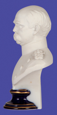 Porcelain figure, 7.1" ht., marked with a scepter & K.P.M., Bismarck, mint. - 2